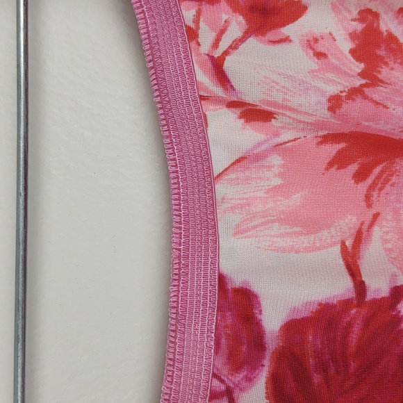 Vintage Slip Skirt Floral Romantic Garden Cottagecore Valentine Pink Small - Picture 3 of 11